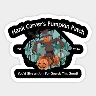 Hank Carver's Pumpkin Patch - The Pumpkin Man Sticker